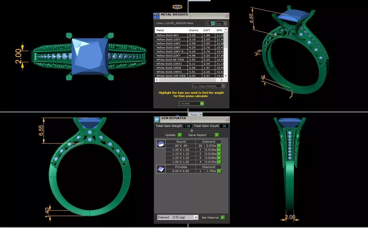 Vintage Ring 3d Model 3D print model_0