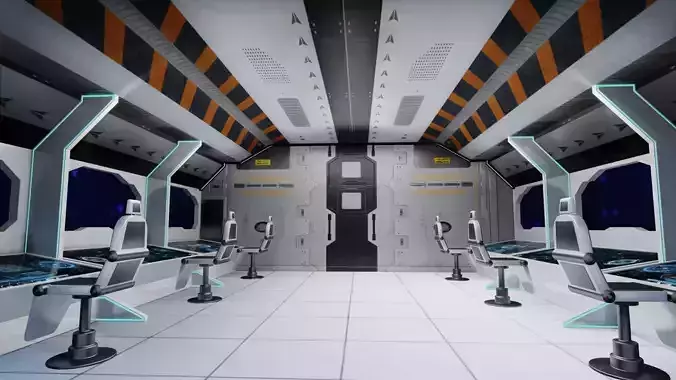 Sci-Fi Interior Station