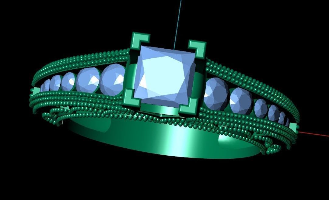 EJD31 Ring 3d Model 3D print model_4