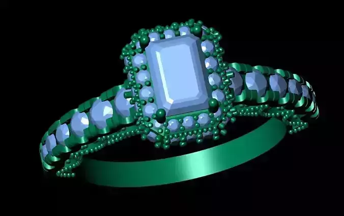 Wedding Ring 3d Model