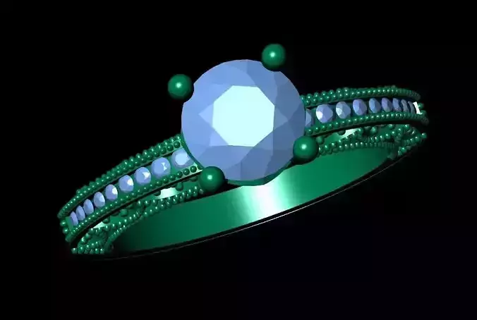 Vintage Ring 3d model