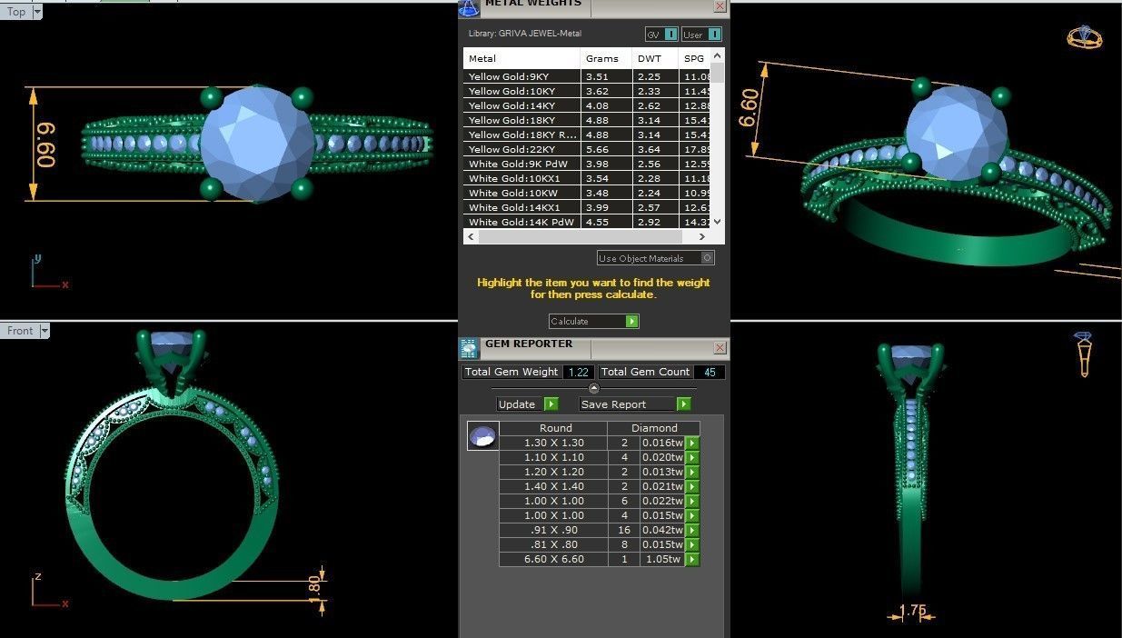 Vintage Ring 3d model 3D print model_1