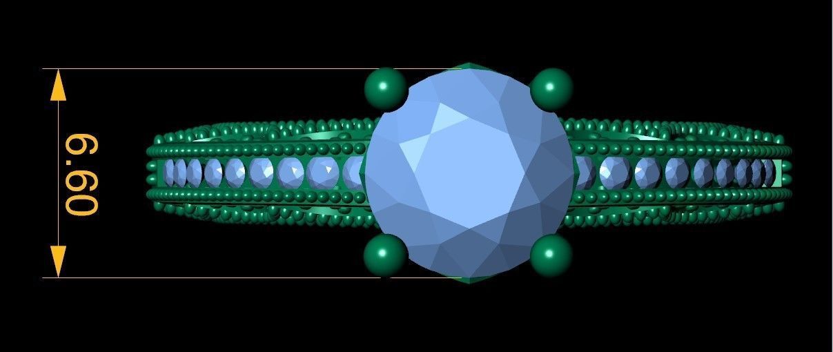 Vintage Ring 3d model 3D print model_2