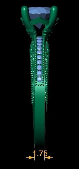 Vintage Ring 3d model 3D print model_3