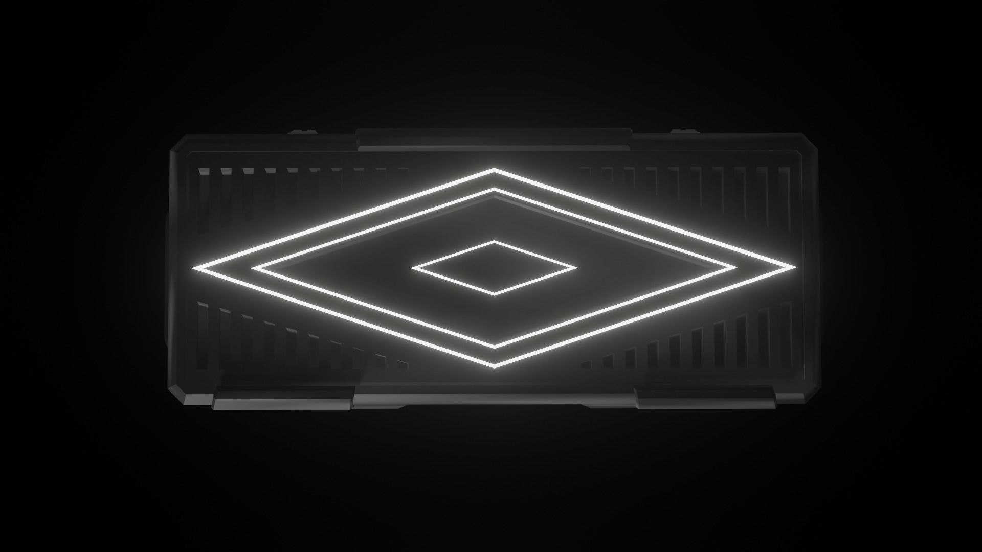 Sci fi box crate 3D model_1