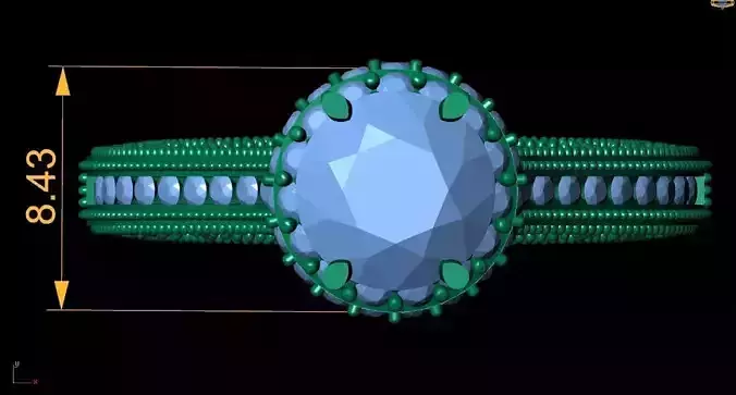 Ring 3d Model space needle