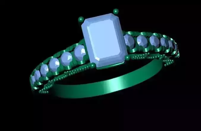 Vintage Ring 3d model