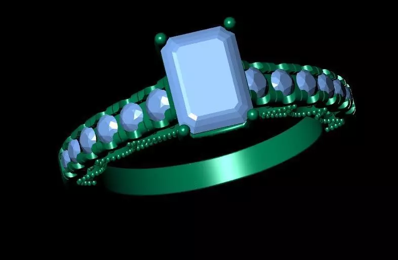 Vintage Ring 3d model 3D print model_0