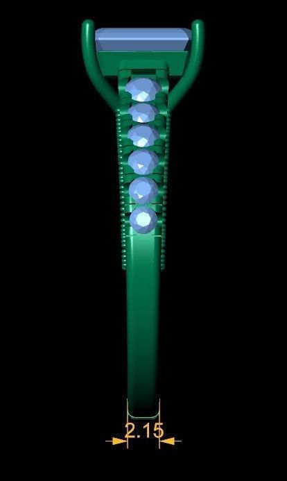 Vintage Ring 3d model 3D print model_3