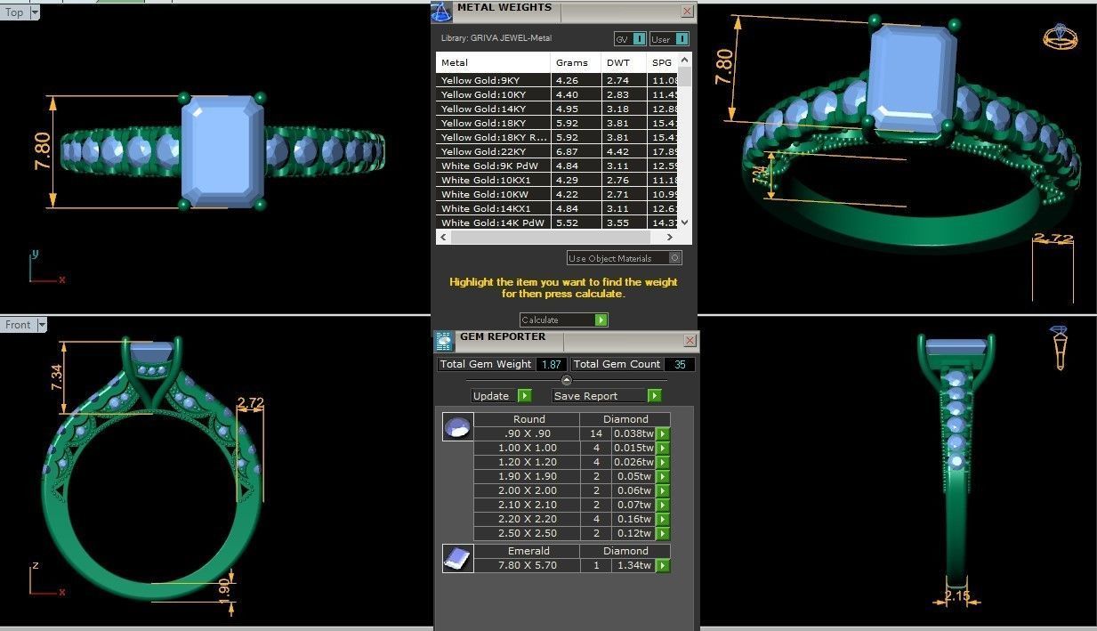 Vintage Ring 3d model 3D print model_1