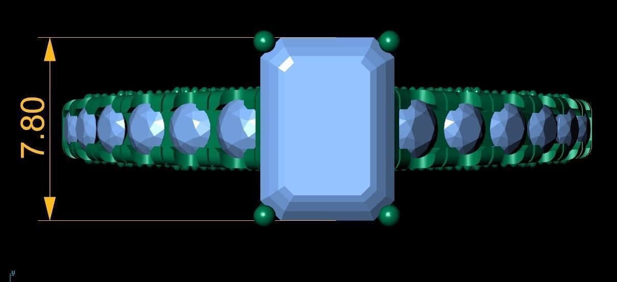 Vintage Ring 3d model 3D print model_2