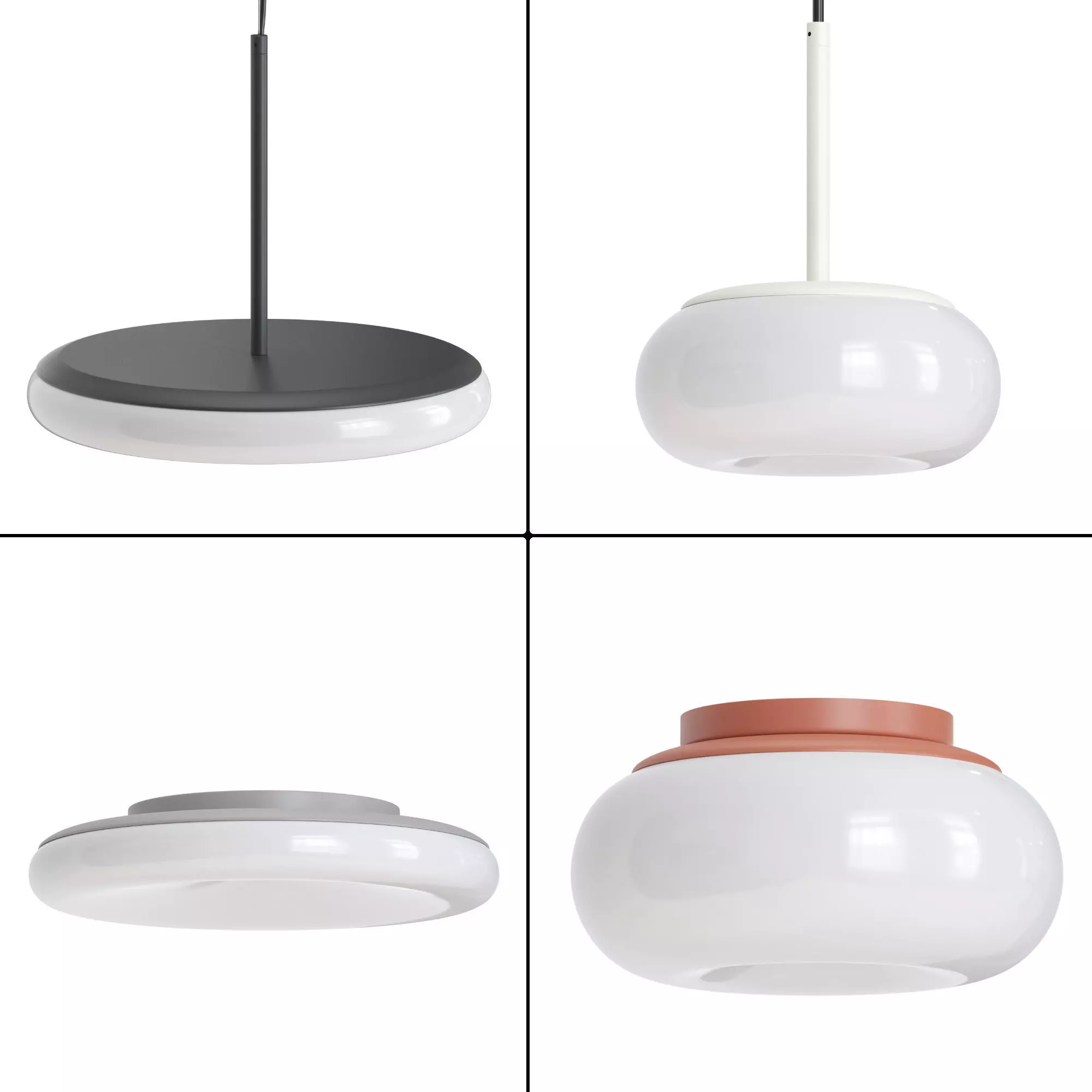 Pendant lamp AGO Mozzi in 4 versions 3D model_0