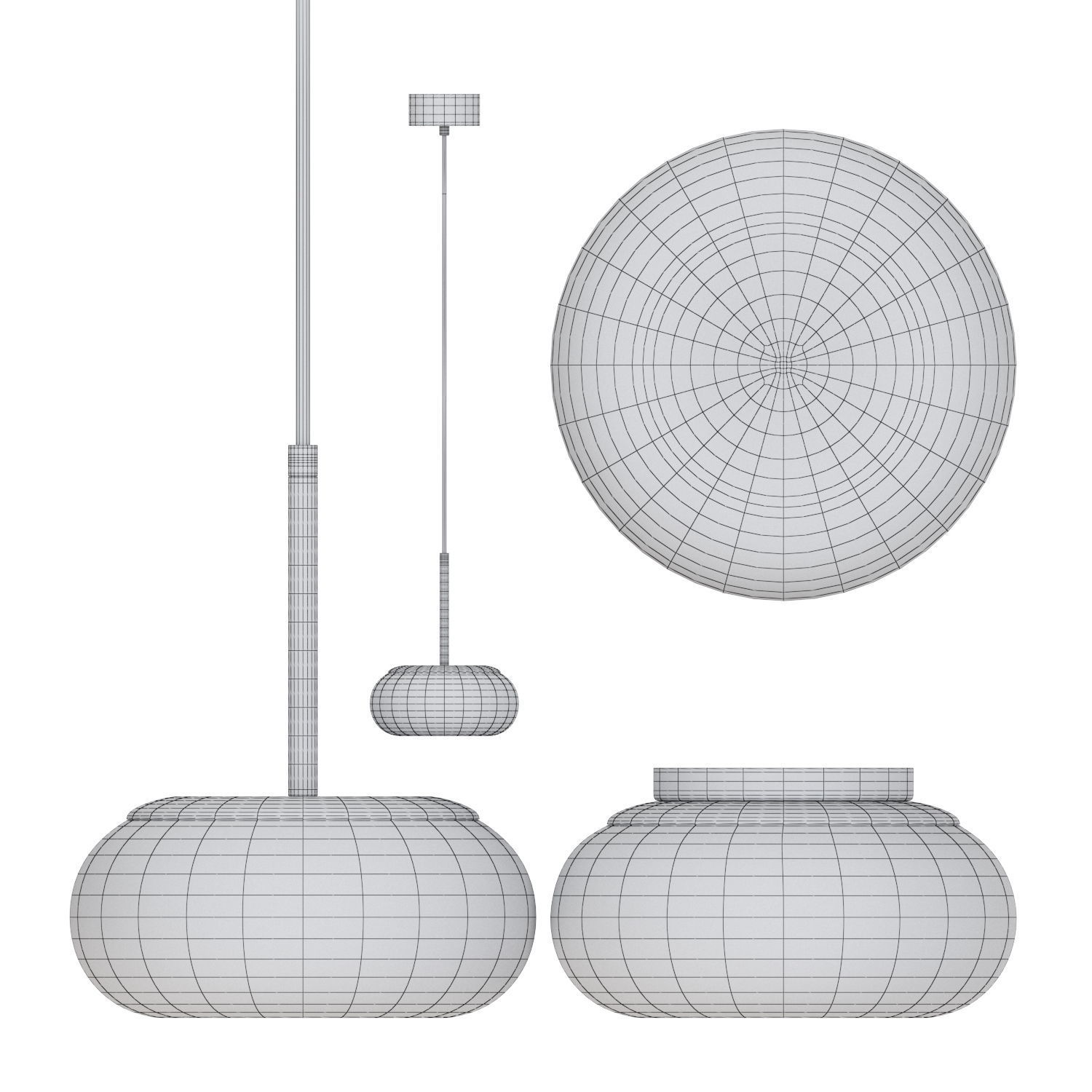 Pendant lamp AGO Mozzi in 4 versions 3D model_5