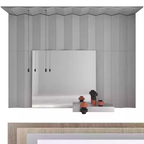 Decorative wall panel set 95