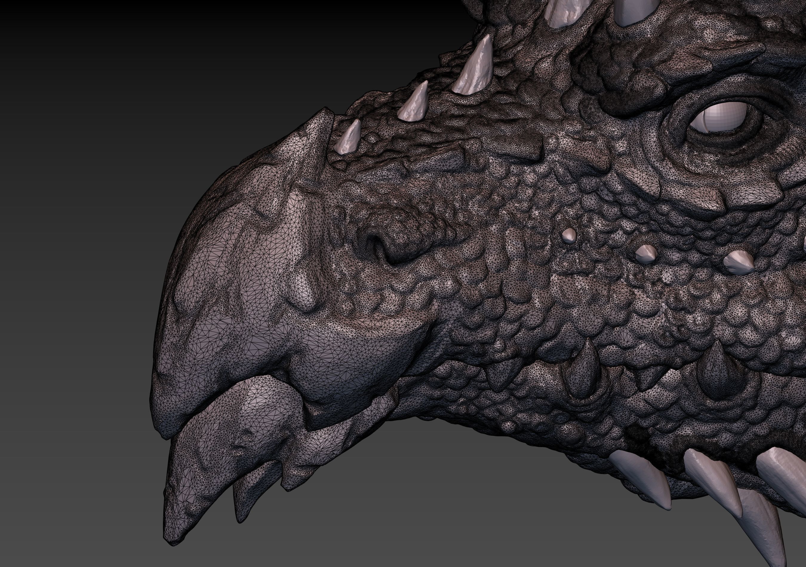 Dragon Head 3D print model_14