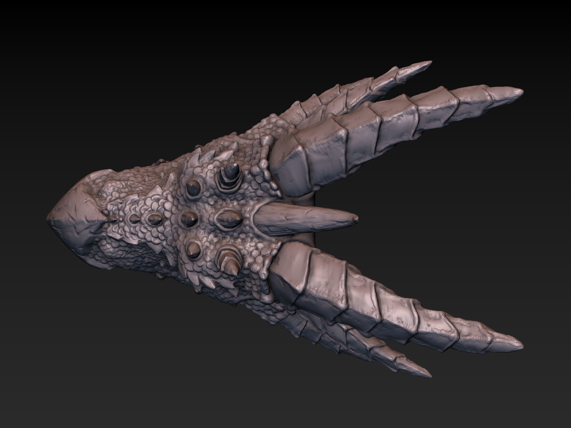 Dragon Head 3D print model_3