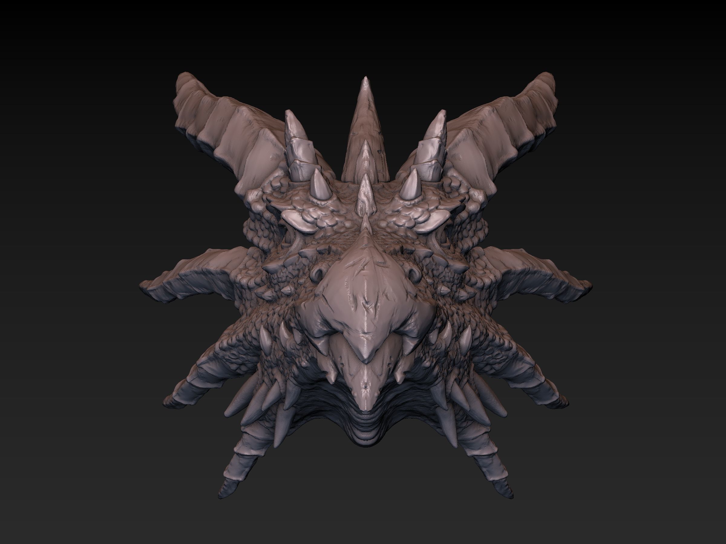 Dragon Head 3D print model_1