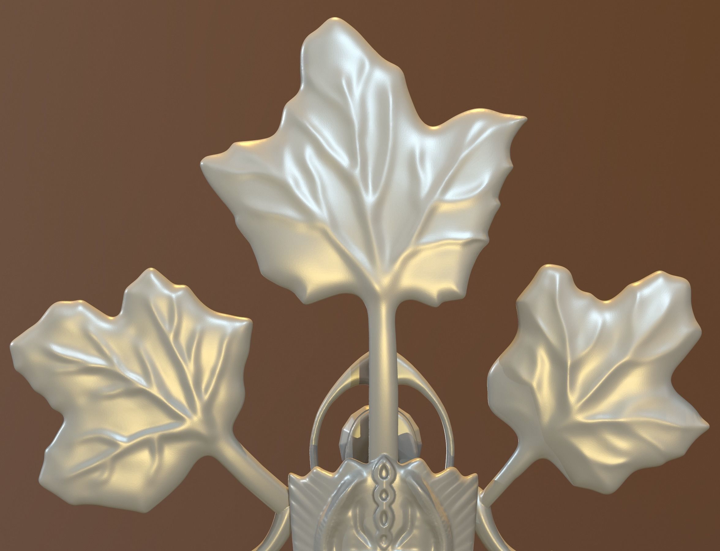 winter key 3D print model_13