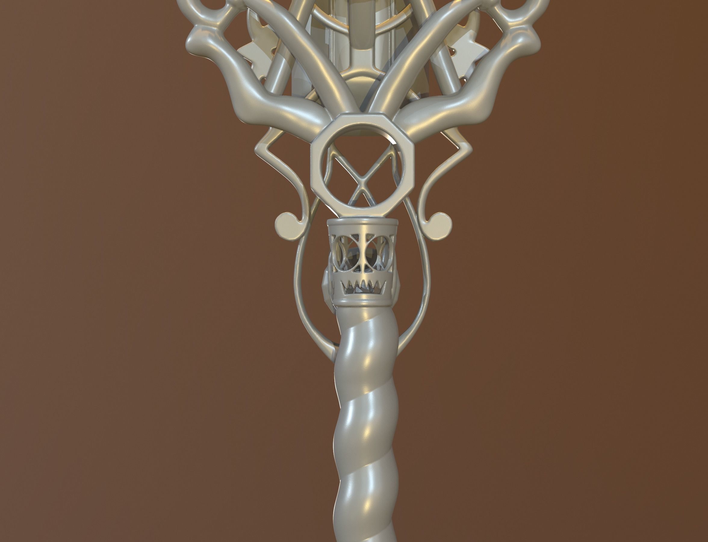 winter key 3D print model_15