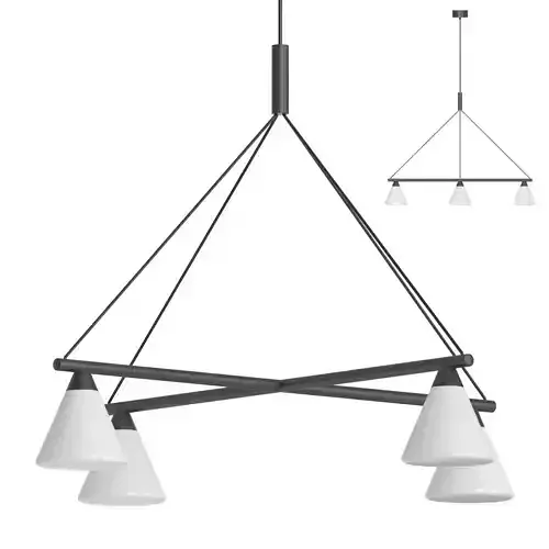 3D Lamp model of Probe Chandelier by AGO