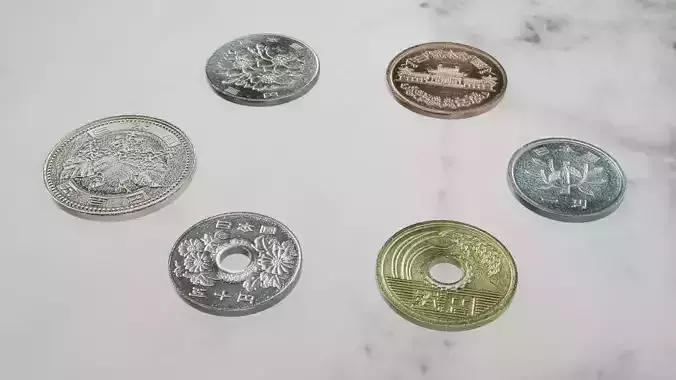 Japanese Yen Coins