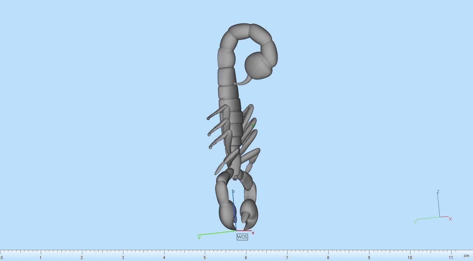 scorpion pendant 3D print model_28