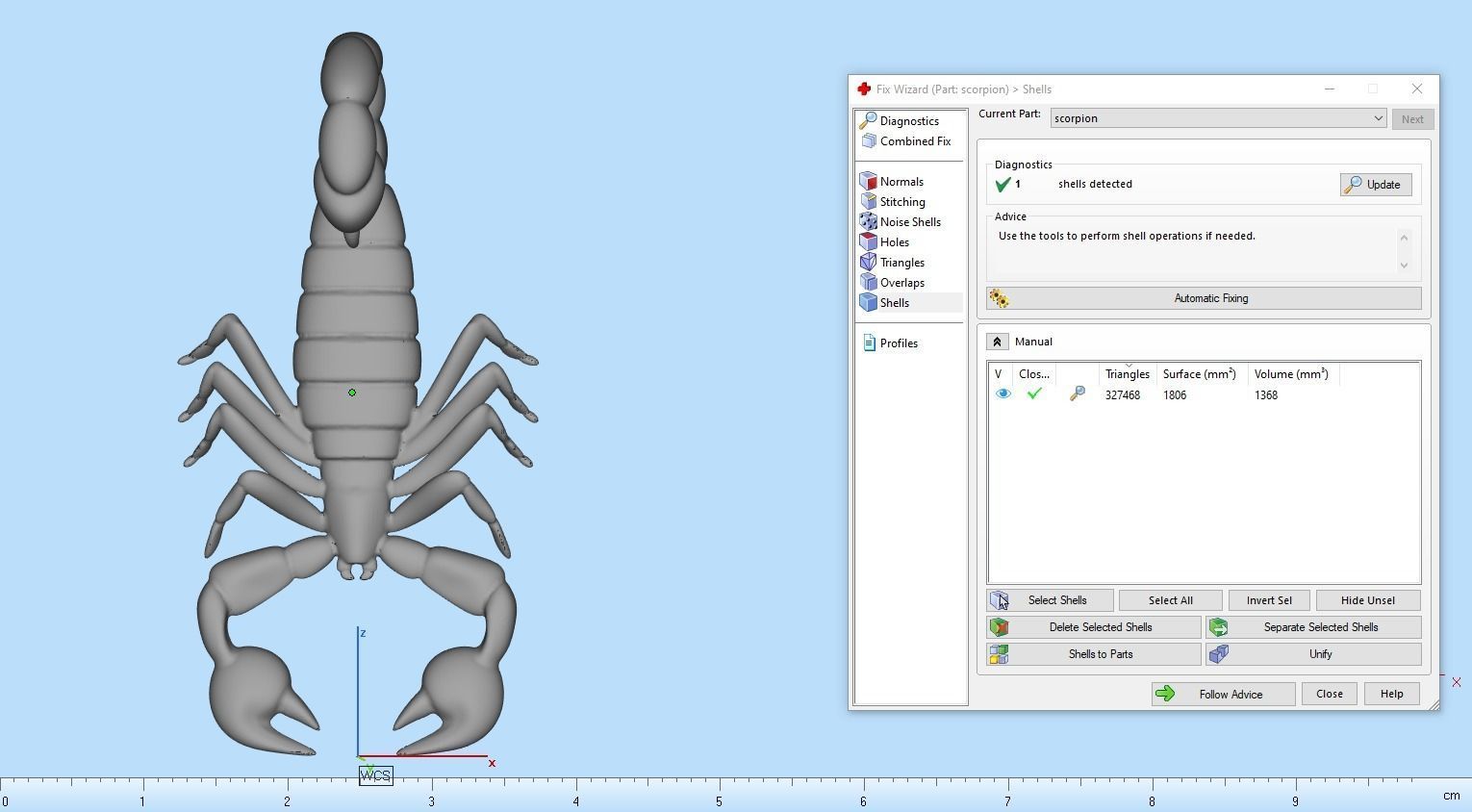 scorpion pendant 3D print model_32