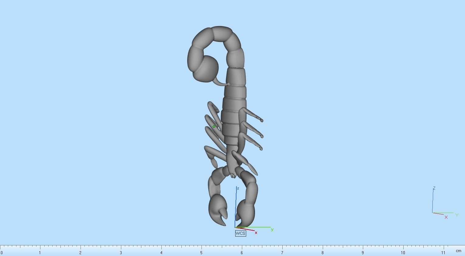 scorpion pendant 3D print model_27