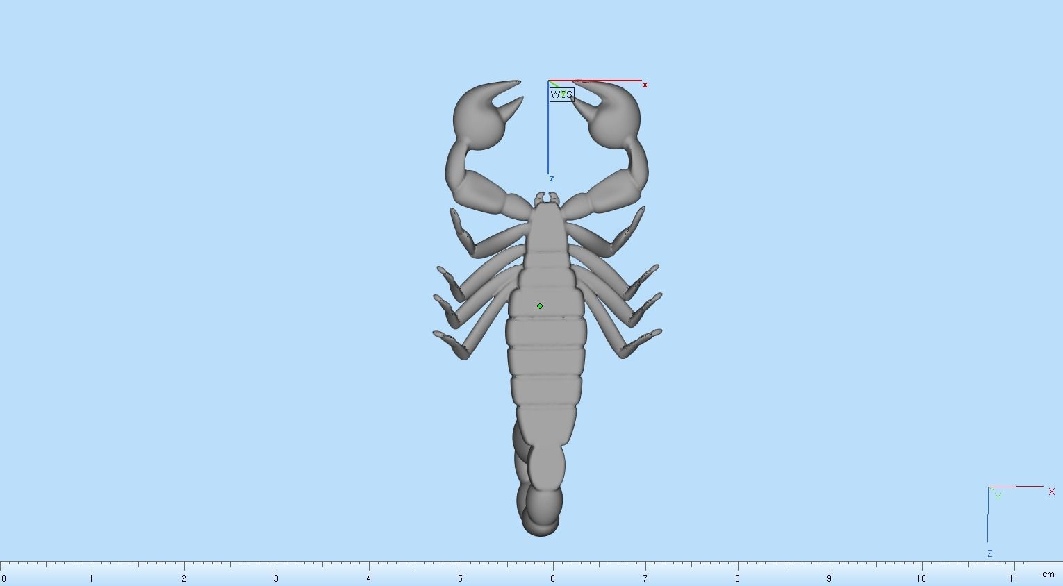 scorpion pendant 3D print model_30