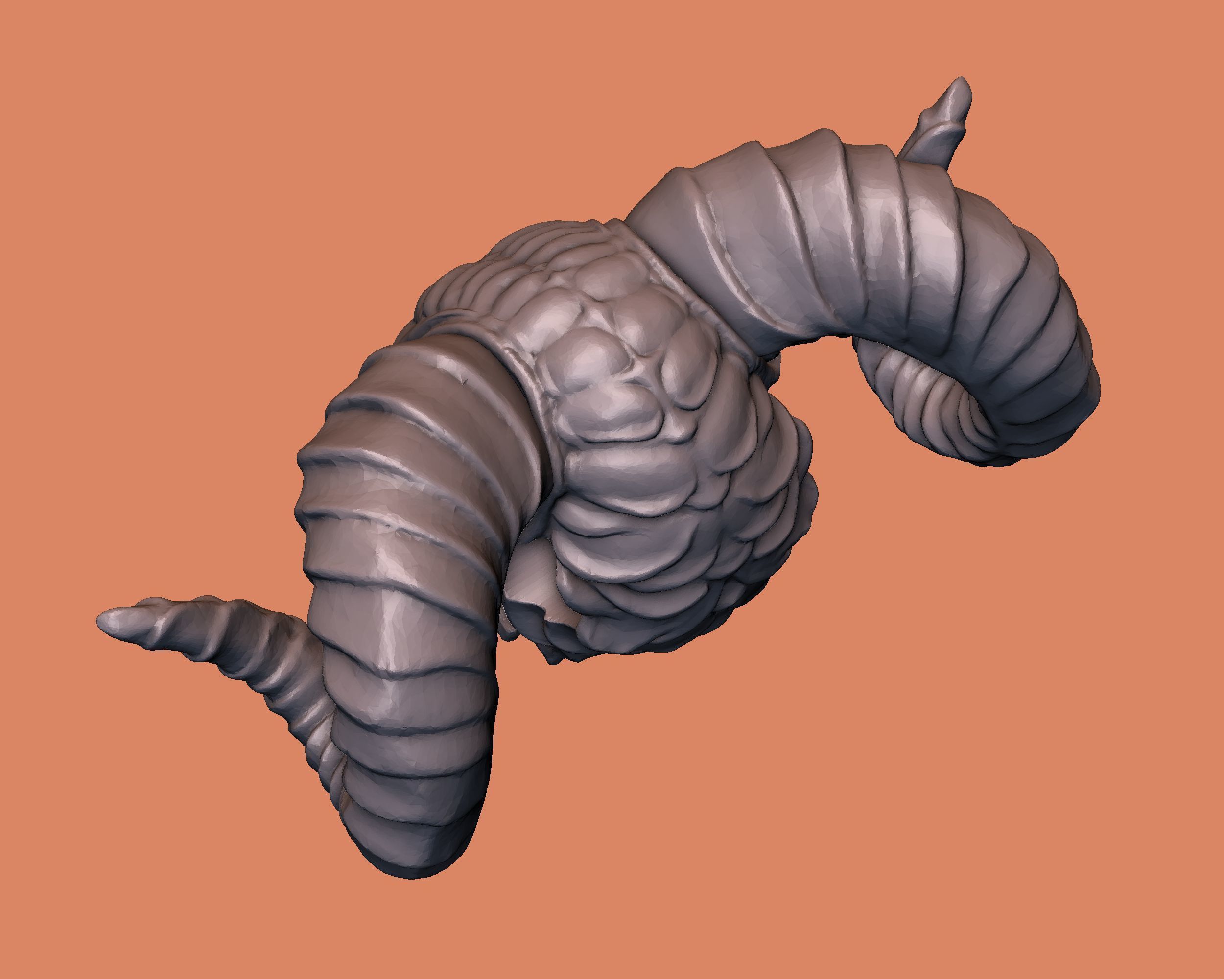 Demon Head BEAD 3D print model_3