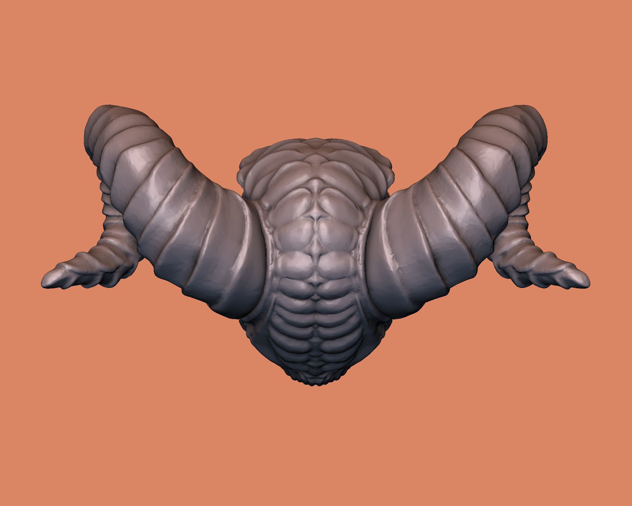 Demon Head BEAD 3D print model_7