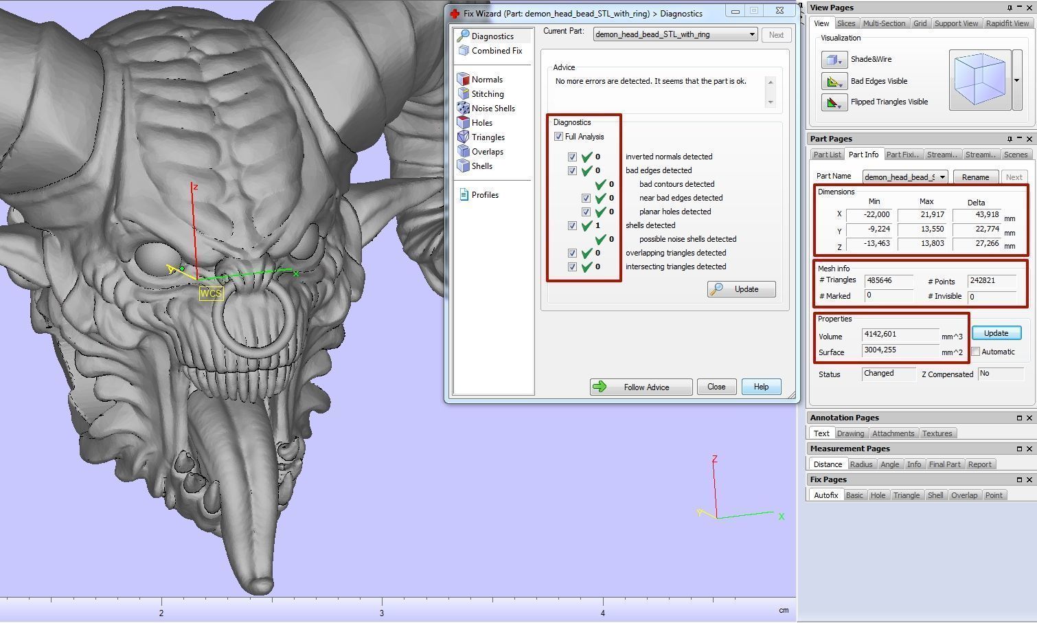 Demon Head BEAD 3D print model_15