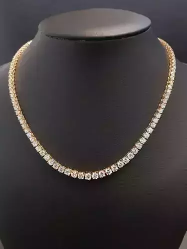 YD305 sapphire and diamond tennis bracelet