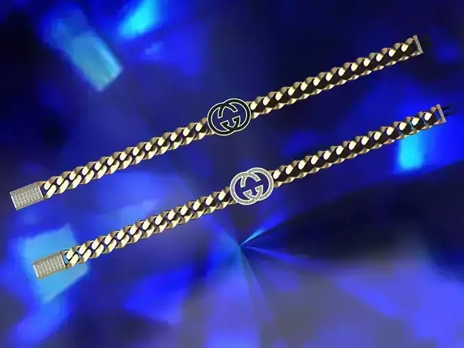 7MM Fusion Cuban Link Chain Bracelet GUCCI