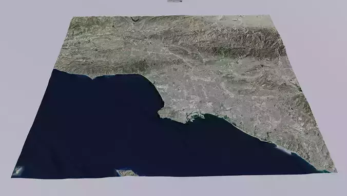 Los Angeles Terrain Free 3D model