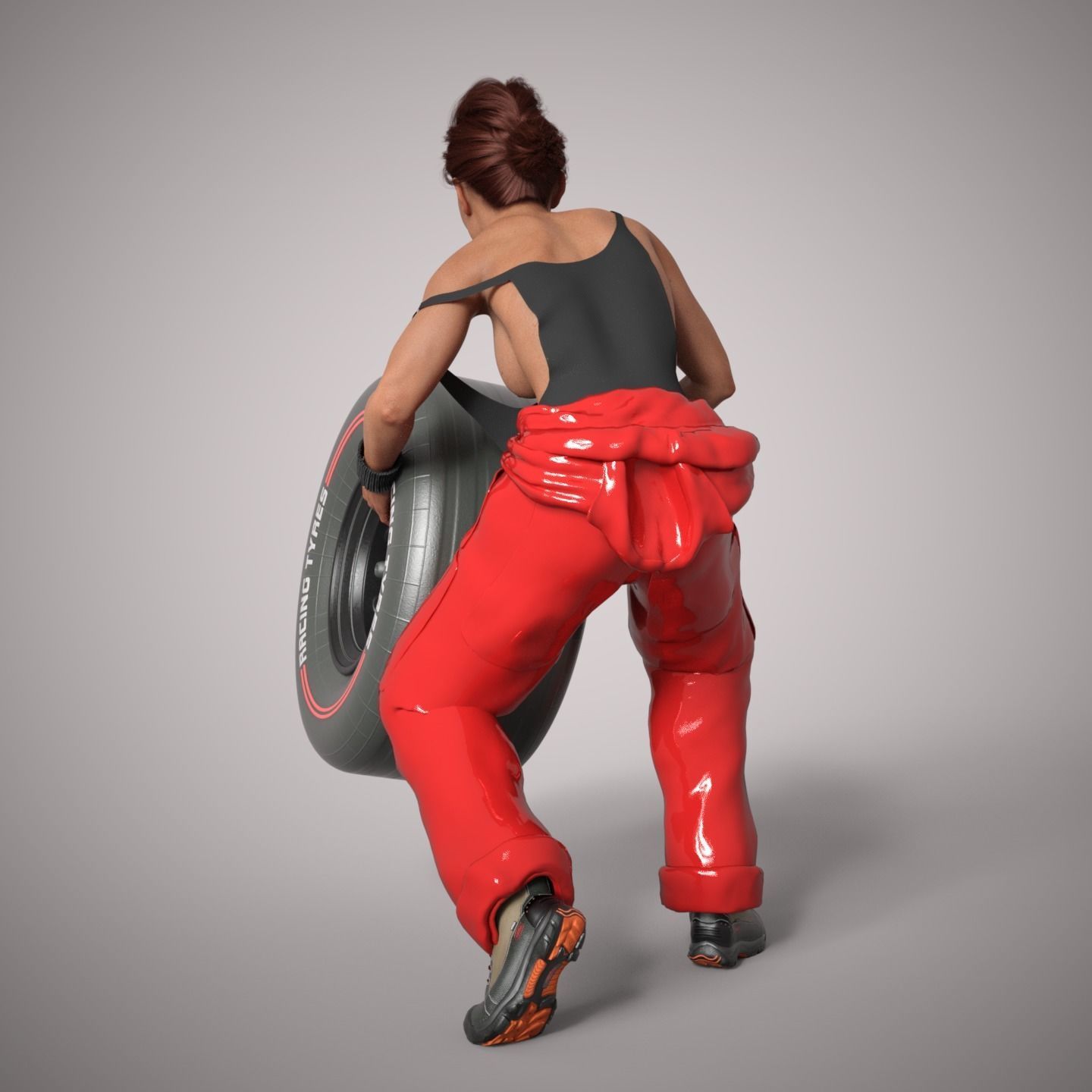 SEXY GIRL F1 PIT STOP 2 3D print model_4