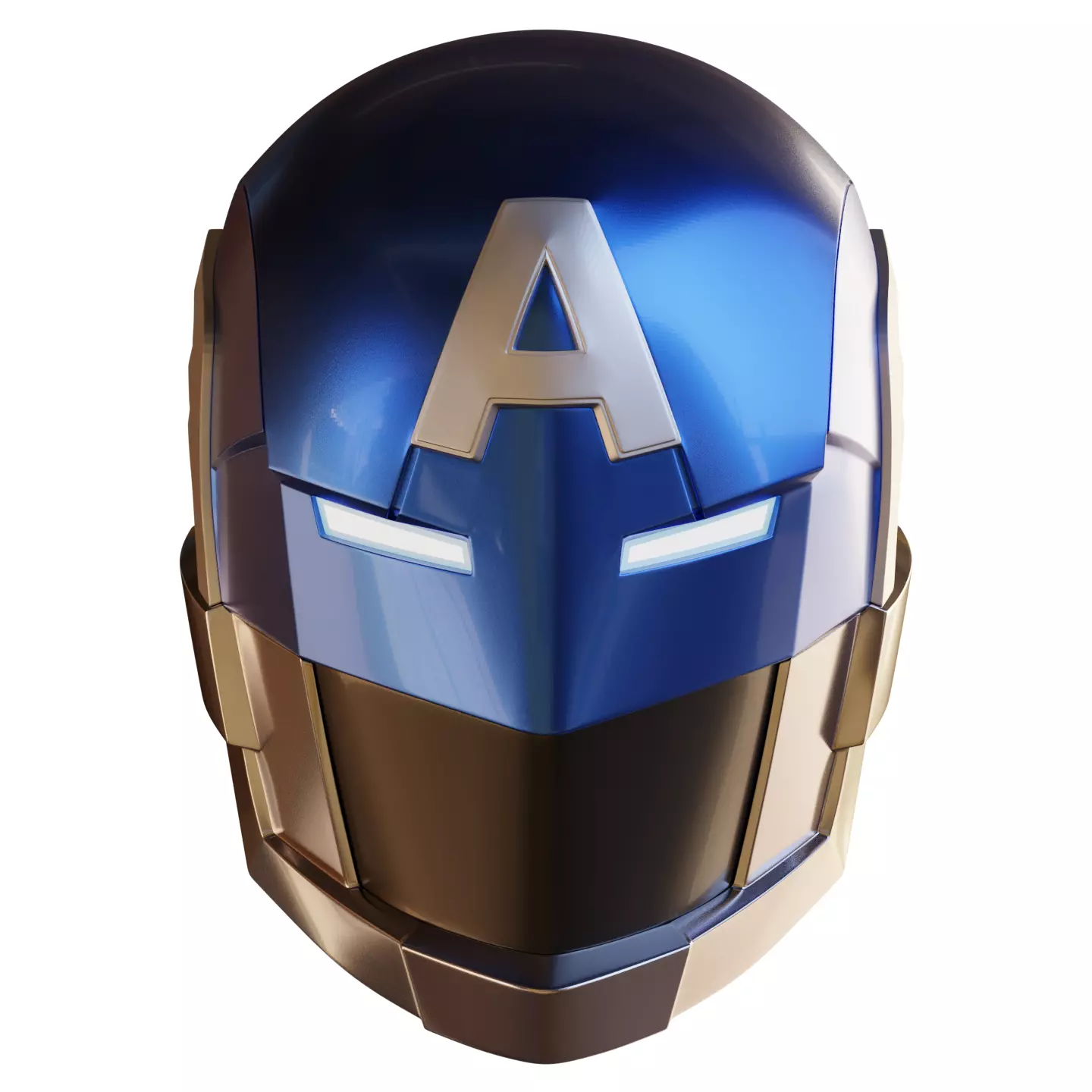 Ironman x Captain America Civil Warrior Classic Version 3D model 3D print model_0
