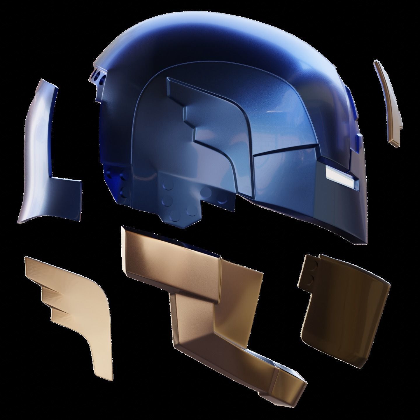 Ironman x Captain America Civil Warrior Classic Version 3D model 3D print model_1