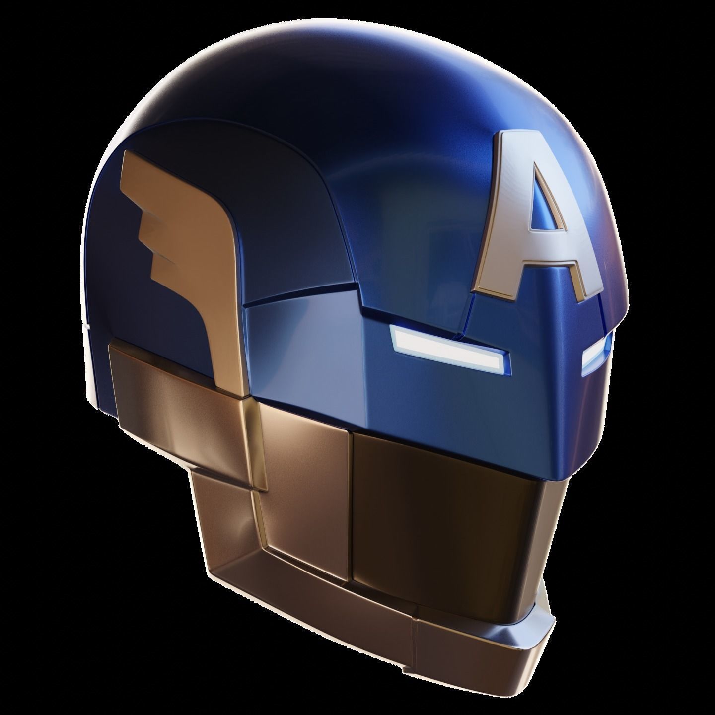 Ironman x Captain America Civil Warrior Classic Version 3D model 3D print model_2