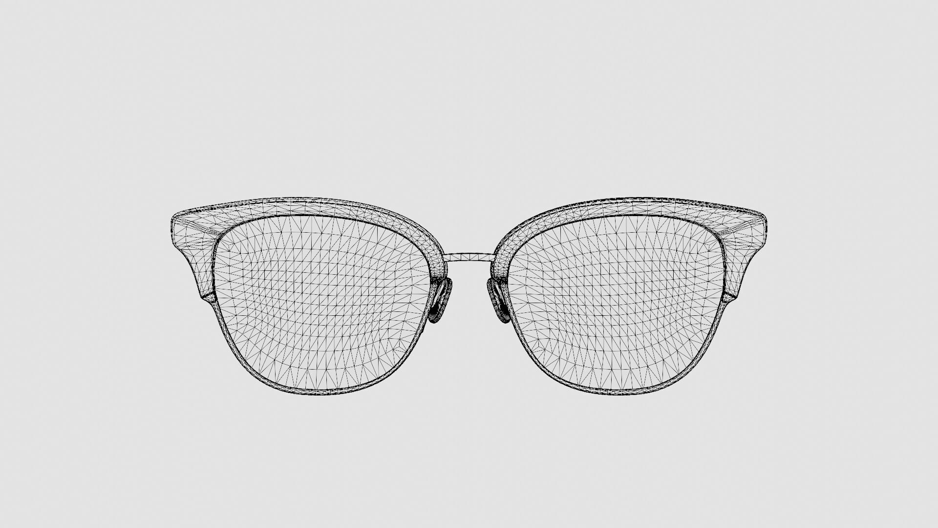 Missoni - MIS 0012 1ZX Glasses Low-poly 3D model_6