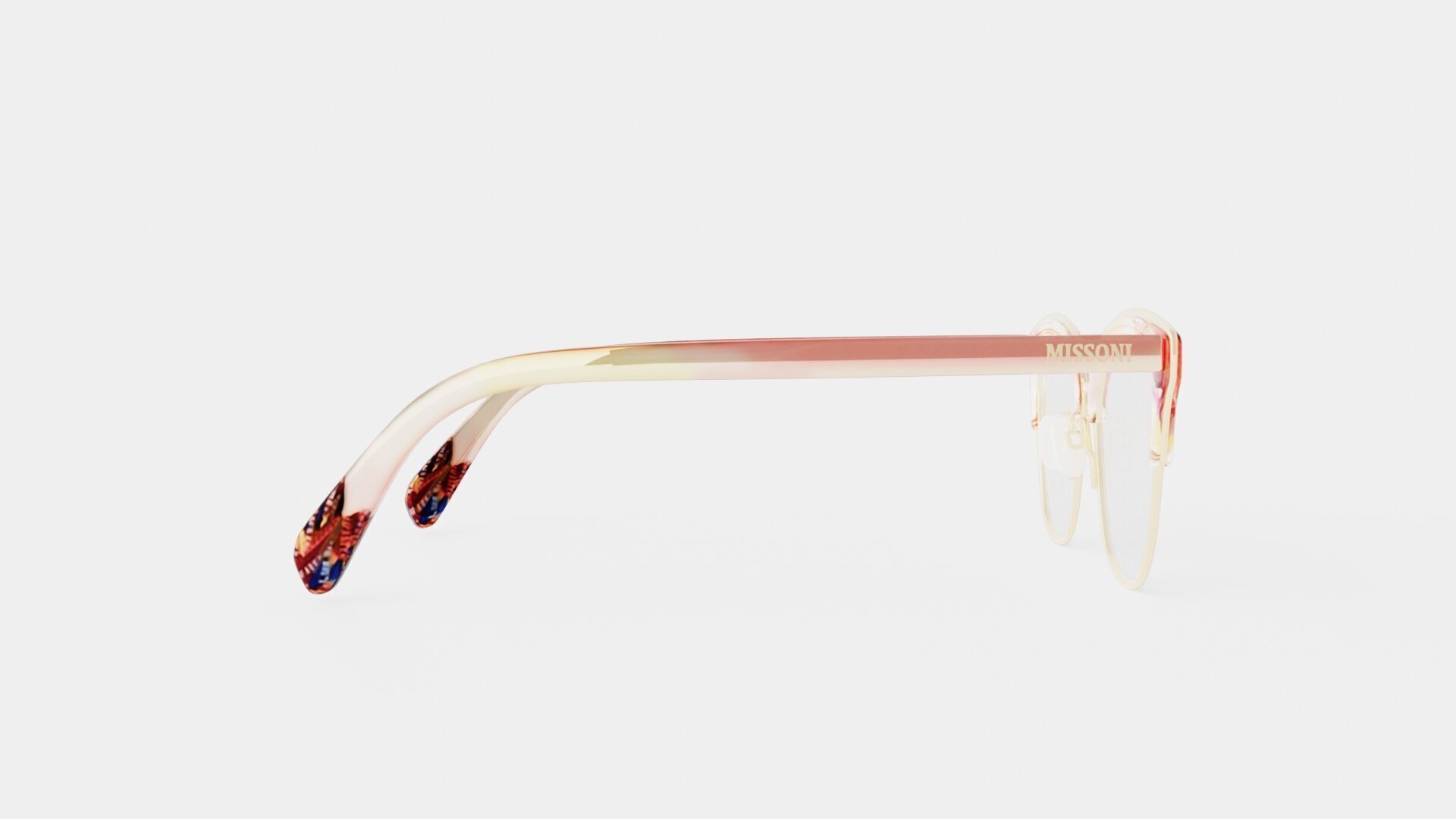 Missoni - MIS 0012 1ZX Glasses Low-poly 3D model_2