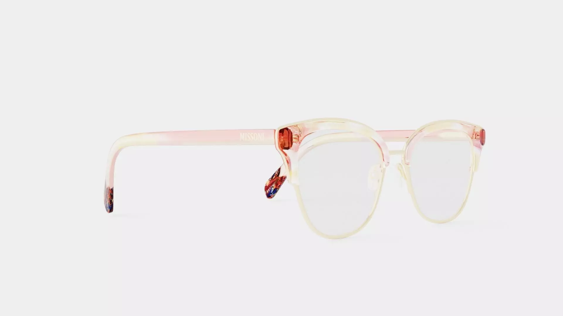 Missoni - MIS 0012 1ZX Glasses Low-poly 3D model_0