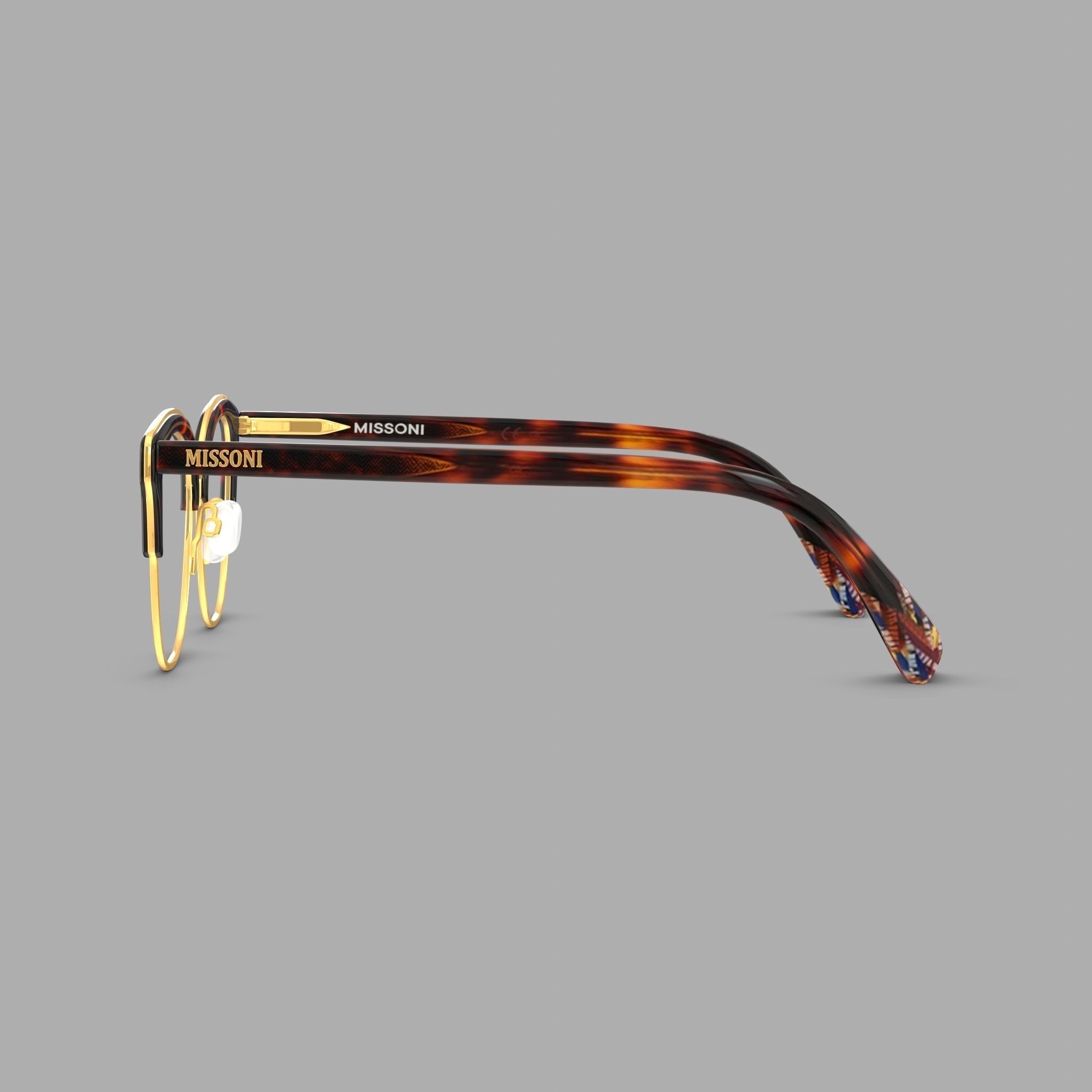 Missoni - MIS Glasses Low-poly 3D model_3