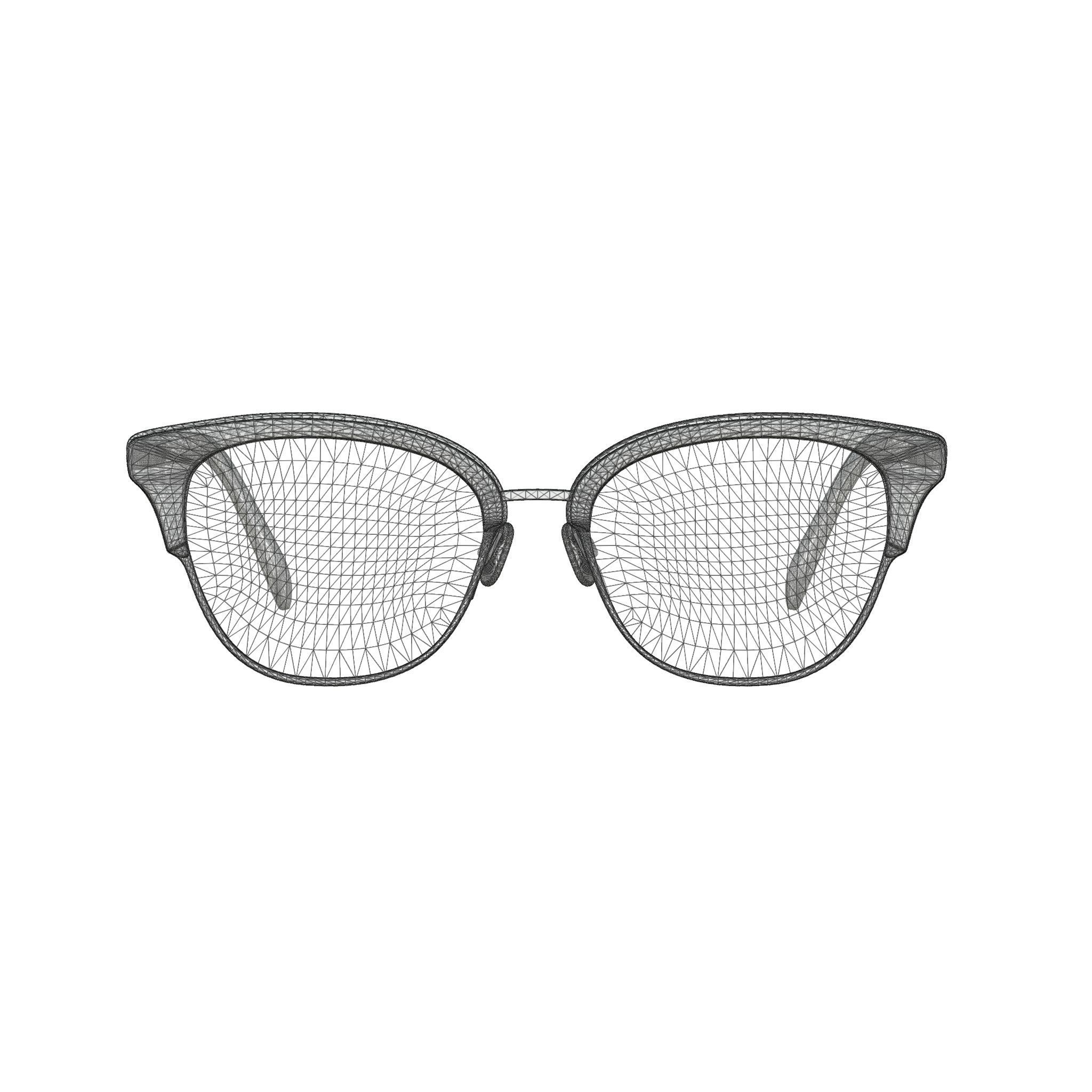 Missoni - MIS Glasses Low-poly 3D model_6