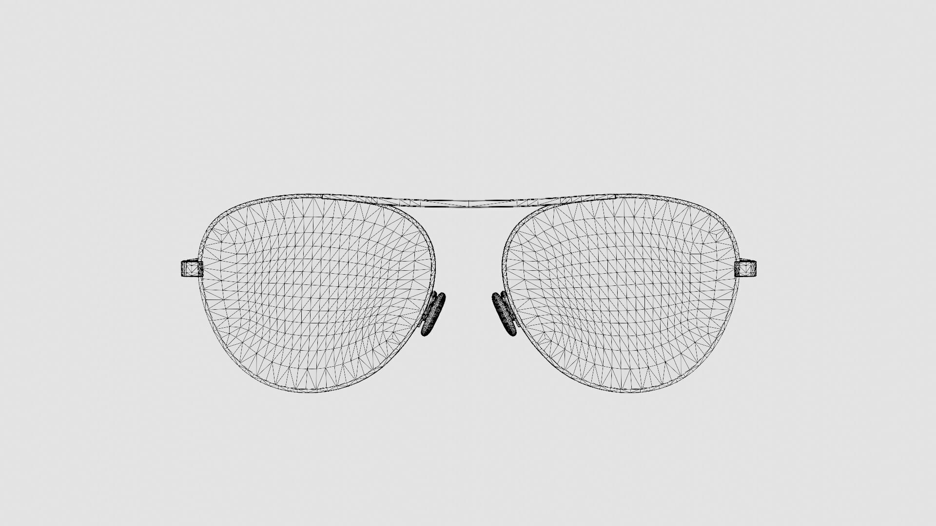 M Missoni - MMI 0023 YK9 Glasses Low-poly 3D model_6