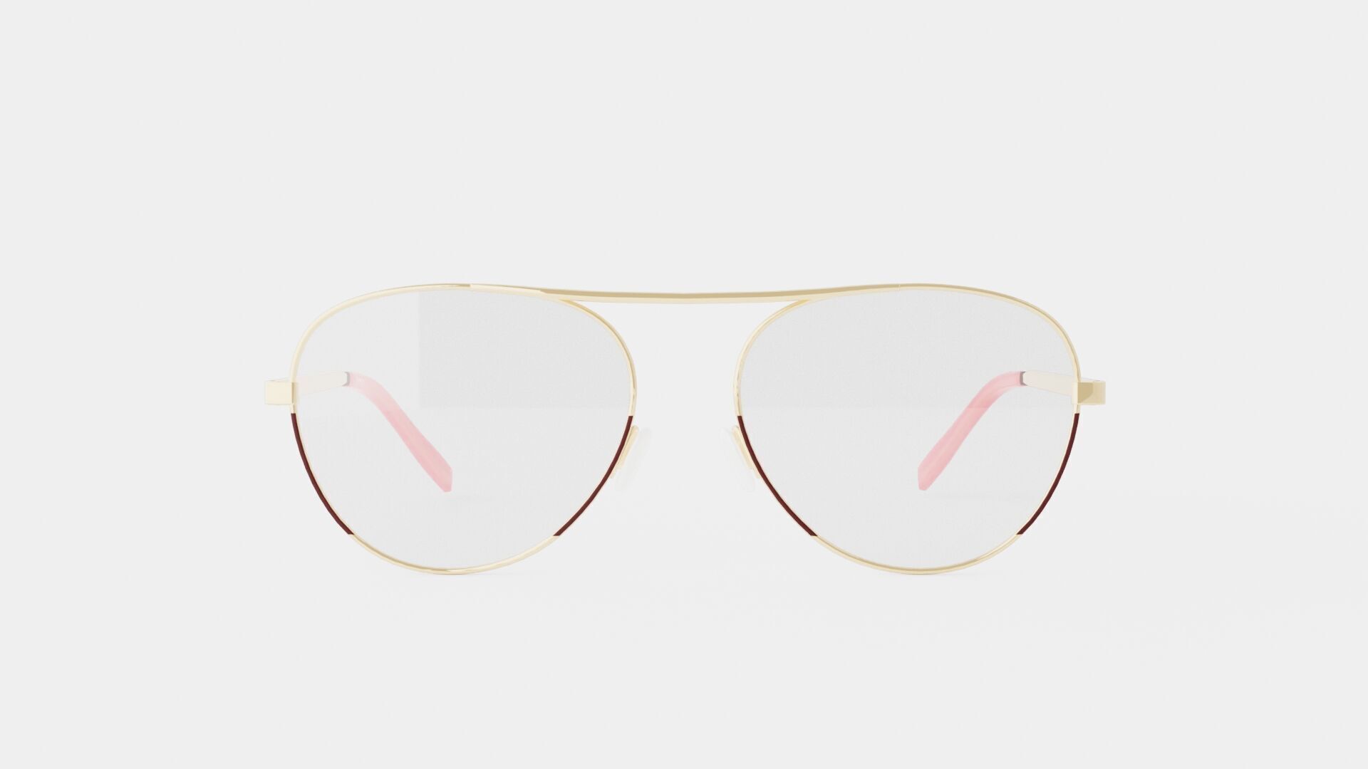 M Missoni - MMI 0023 YK9 Glasses Low-poly 3D model_1