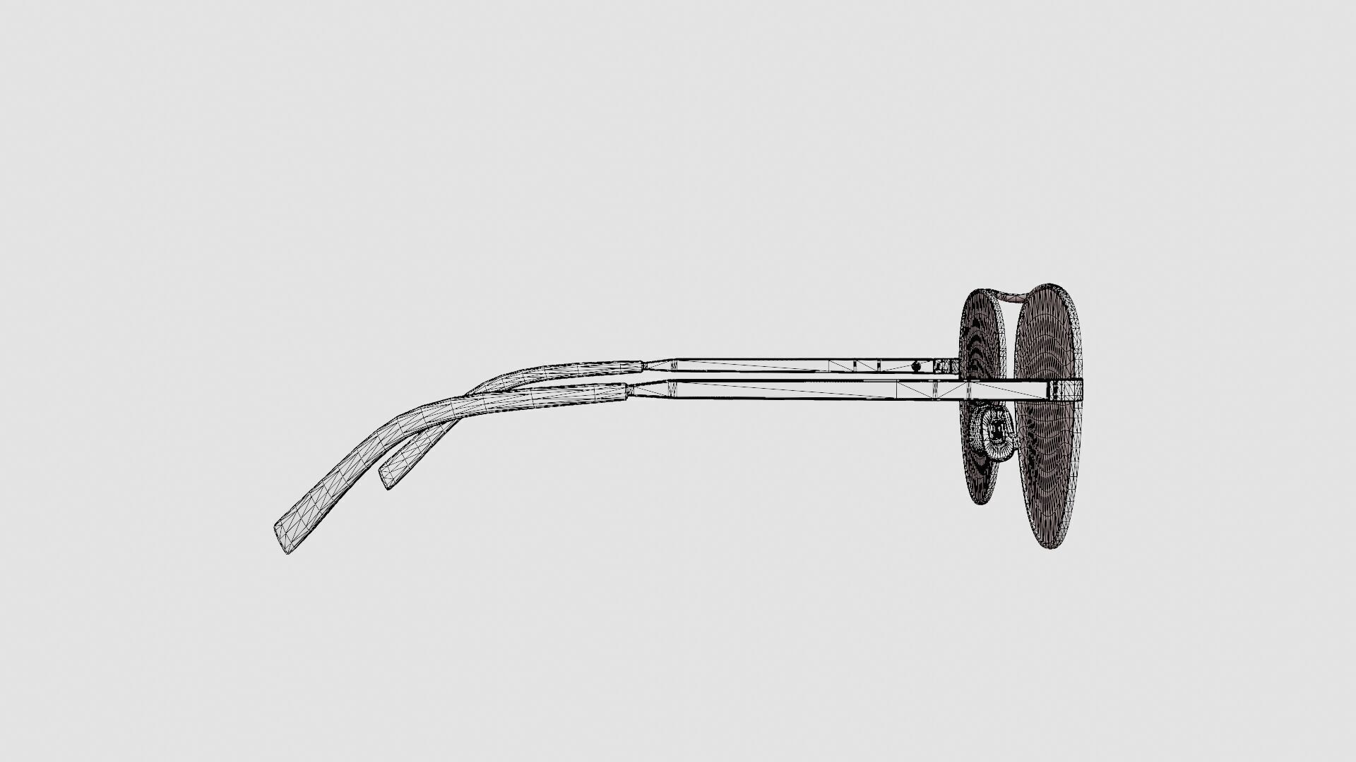 M Missoni - MMI 0023 YK9 Glasses Low-poly 3D model_8