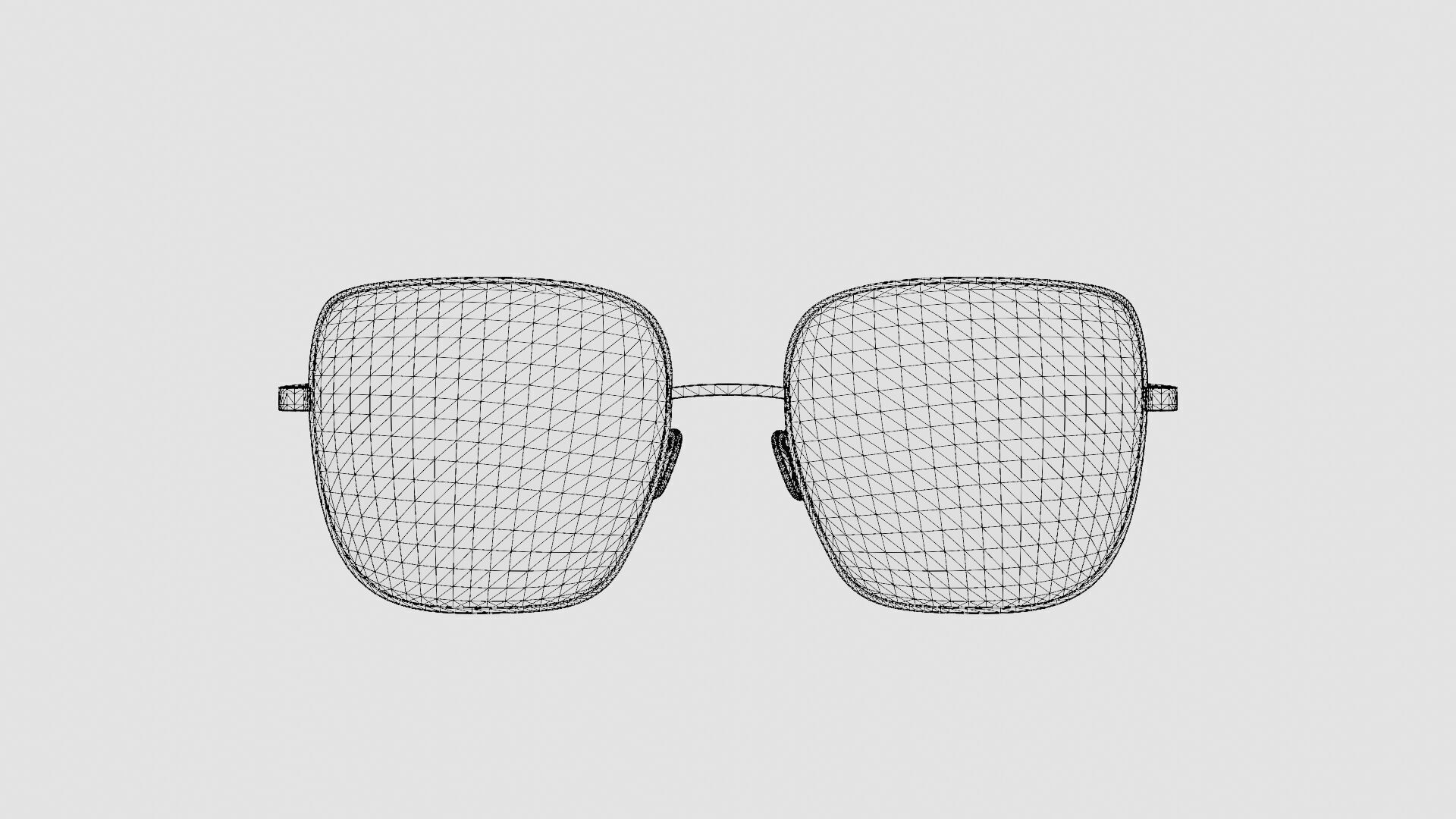 M Missoni - MMI 0021 K67 Glasses Low-poly 3D model_6