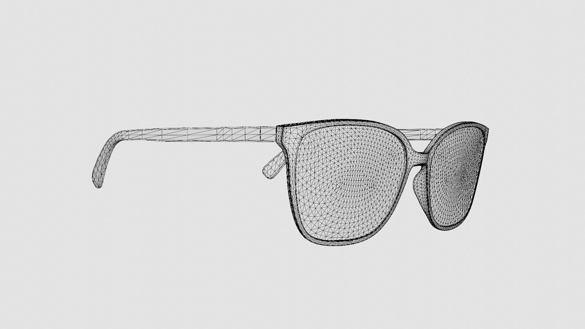 Longchamp - LO2658 214 Glasses Low-poly 3D model_7