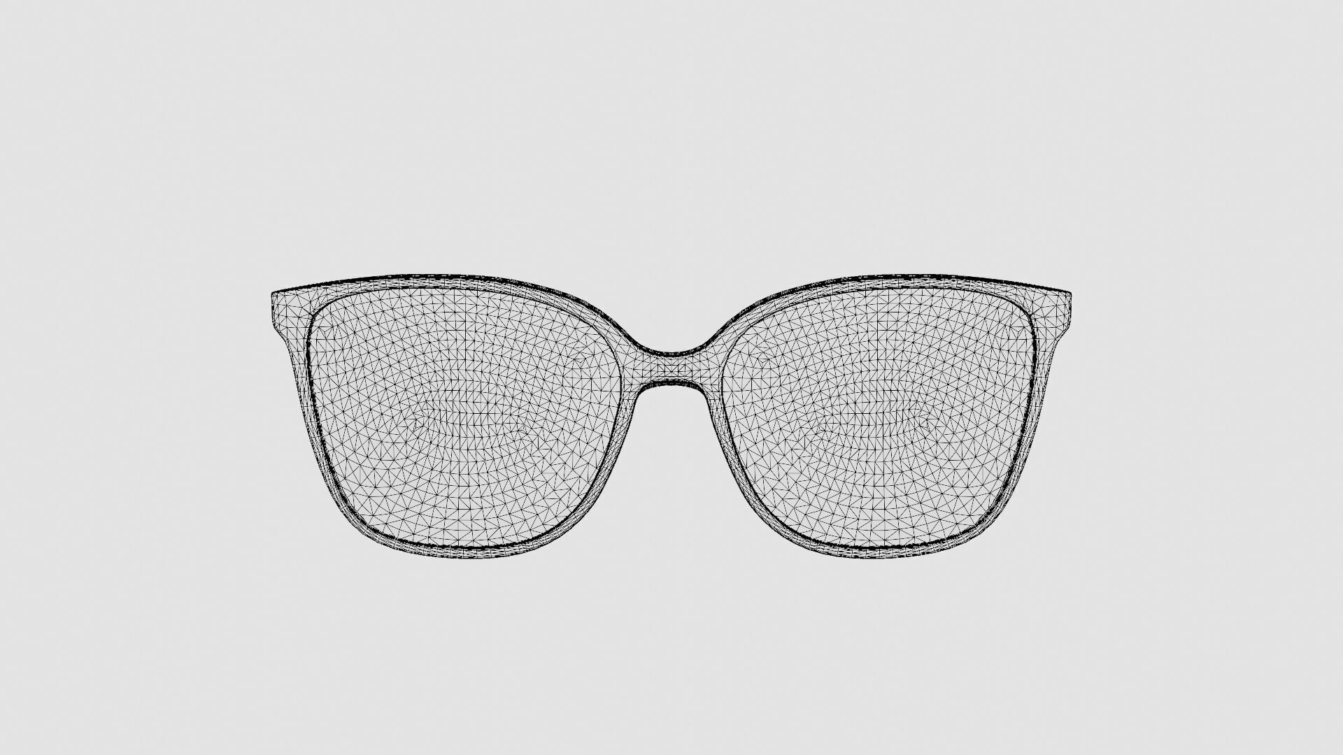 Longchamp - LO2658 214 Glasses Low-poly 3D model_6